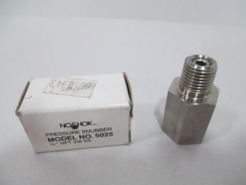 New no shok 5025 pressure snubber 1/4in npt 316ss 15000psi part d250963 for sale