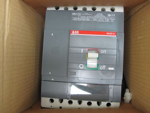 Abb s5h-d sace s5 molded case switch circuit breaker 400 amp 600v 4 pole for sale