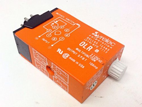 Syrelec OLR-B ORLB 110Vac Multifunction Timer 8 Pin 110 VAC
