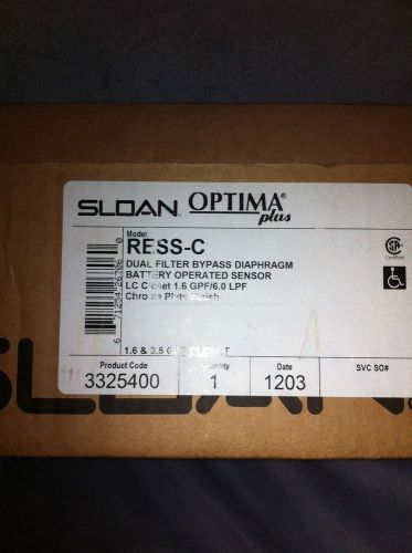 SLOAN 3325400 DUAL FILTER BYPASS DIAPHRAGM BATTERY OPERATED SENSOR, NEW TOILET