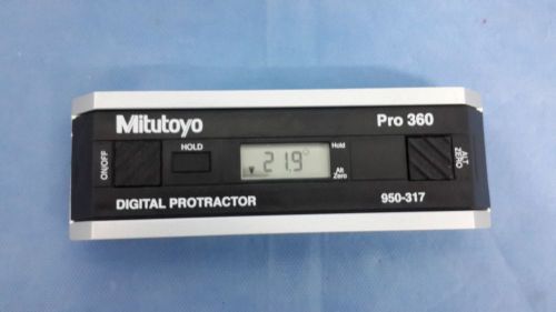 MITUTOYO PRO 360 950-317 ELECTRONIC DIGITAL PROTRACTOR
