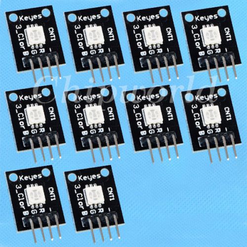 10PCS RGB 3 Color LED SMD Module for Arduino AVR PIC Full Color