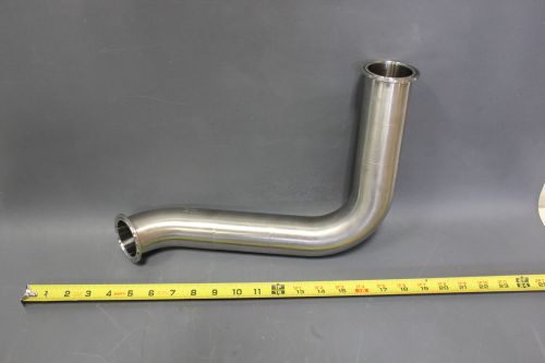 NEW MAXPURE LARGE 2&#034; 316L STAINLESS STEEL SANITARY PIPE ELBOW (S13-3-104F)