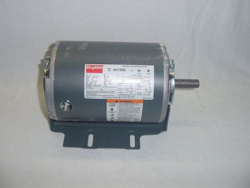 New dayton 6k729g industrial motor 1/2 hp 1-phase 1725 rpm 115/208-230 vac 60hz for sale