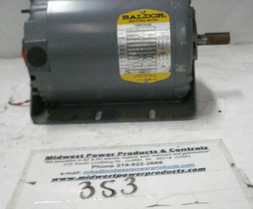 Baldor resilient motor rm3116, 1hp, 1725rpm, 56 frame, 230/460vac, 3ph, cradle for sale