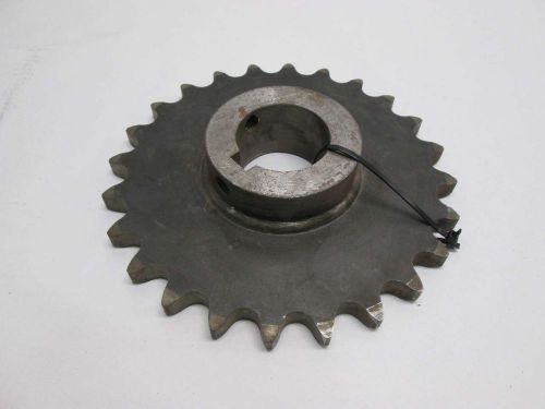 New 100b24 steel 2-1/2in bore single row chain sprocket d404486 for sale