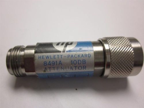 HP 8491A Fixed Attenuator DC-12.4GHz Type-N 10dB