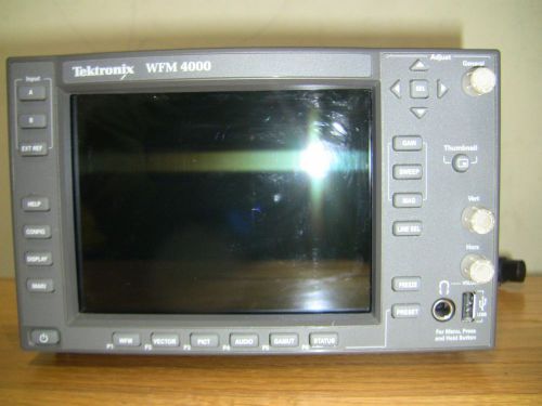 Tektronix wfm4000 sd-sdi portable waveform monitor for sale