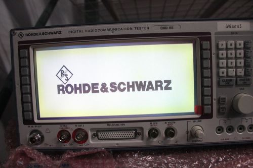Rohde Schwarz CMD55 CMD-55 Radio Communications Tester / 1050.9008.05 / options