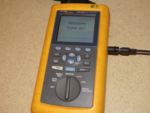 ^^ FLUKE NETWORKS-DSP-4300 CABLE ANALYZER (FCA1)
