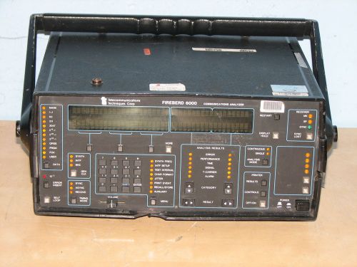 TTC Fireberd 6000 Communications Analyzer W/Opt 6001,2,&amp;3 S/N 4475(Parts/Repair)