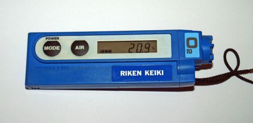 RKI, RIKEN KEIKI  OX-94  portable gas detector  monitor ,oxygen levels,working