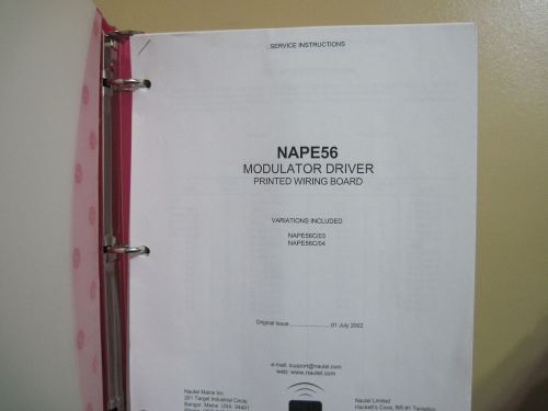 Nautel NAPE56 ND5 ND10 AM Transmitter Exciter/Modulator Driver Manual
