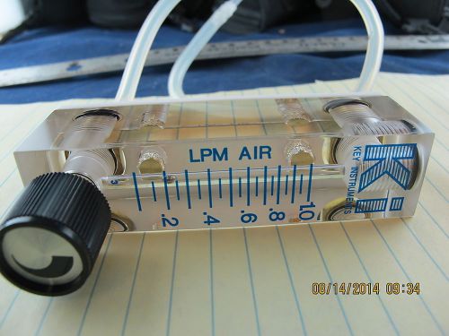 .1- 1 lpm air flowmeter key instruments fr2a13svvt 16x851 grainger for sale