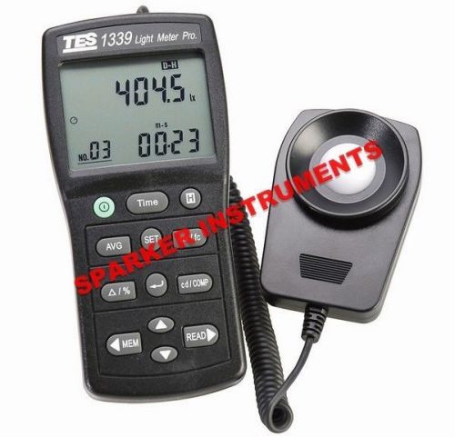 Tes-1339 digital lux light meter tester 0.01 to 999900 lux autoranging for sale