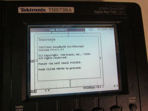 Tektronix THS730A  Digital Oscilloscope 200MHz DMM