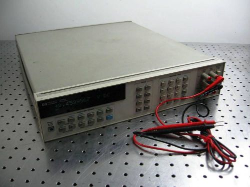 G113138 HP 3458A Multimeter w/2 Test Probes