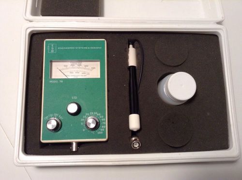 ESD Engineered Systems &amp; Designs PH Meter Tester &amp; Probe w/ Case