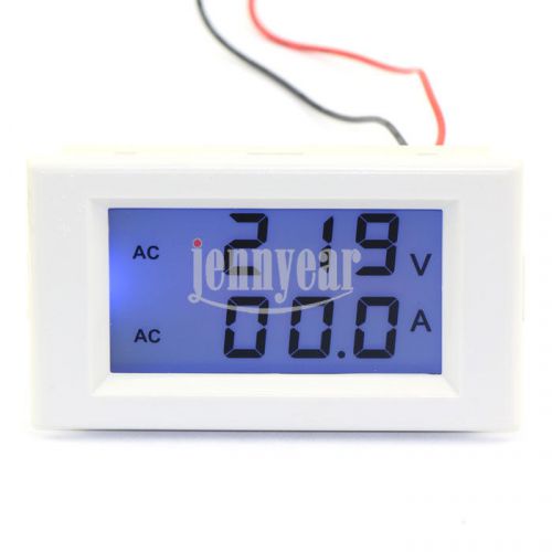 Digital ac amp volts ampere meter 100-300v/50a voltage current measurement sense for sale