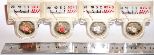 Analog VU meter measurement gauge M4762 Lot of 4