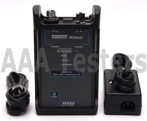 Afl noyes t410 remote mm fiber tester turbotest 400 for sale