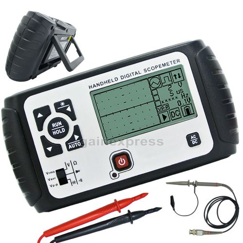 Portable digital oscilloscope 25mhz rechargeable scopemeter multimeter function for sale
