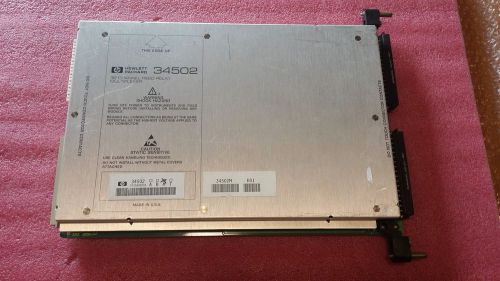 HP Agilent 34502 M 32 Channel Reed Relay Multiplexer
