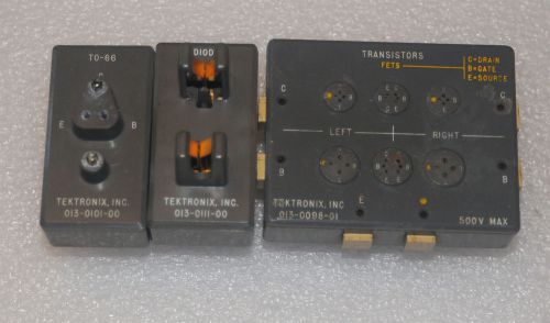 Tektronix curve tracer adapters -3ea. for sale