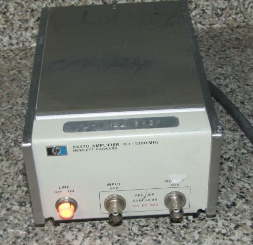 Agilent(hp) 8447d 0.1-1300 mhz amplifier for sale