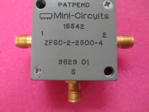 Mini-Circuits Power Splitter Combiner ZFC-2-2500-4 SMA (f) from HP 84000