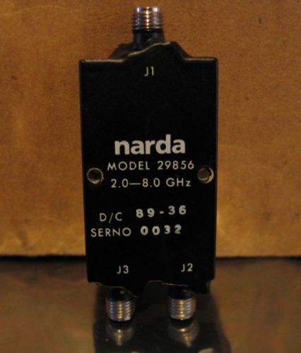 Narda 29856 Power Divider 2 to 8 GHz