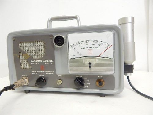 Vintage radiation monitor eberline instrument corporation rm-3c geiger counter for sale