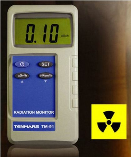 Beta Gamma &amp; X-ray Radiation Tester Meter Monitor Detector uSv/h uRem/h TM-91(B)