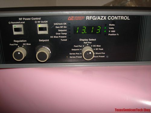 Advanced energy rfg/azx control remote interface rf/tuner 3155050-00a - working for sale