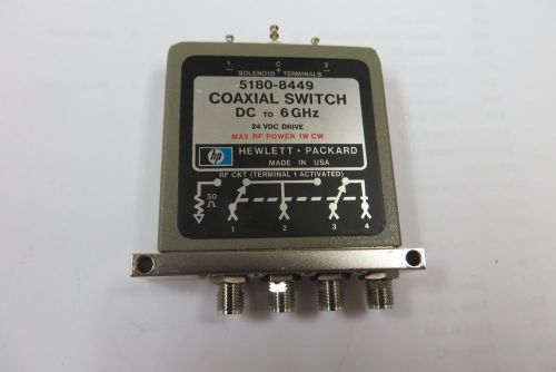 HP 8762A  SPDT coaxial switch 24V Latching  DC-4GHz