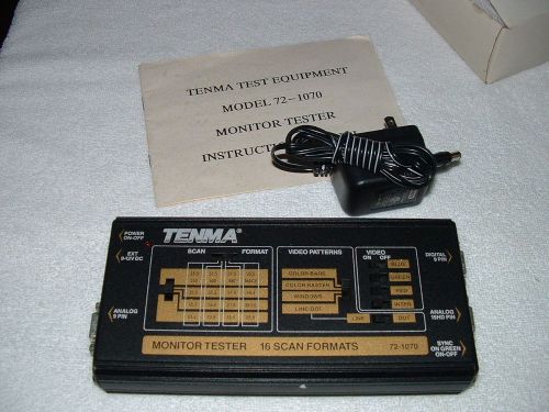 Tenma Model 72-1070 Monitor Tester Video