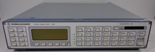 Rohde &amp; Schwarz UAF Video Analyzer NTSC 2028.5774.02