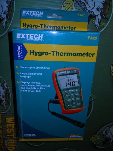MINT IN BOX Extech EA20  Hygro-Thermometer MSRP Value $324.99