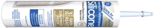 Clear GE Silicone II Clear Caulk, 10.1-Ounce Cartridge #GE5000 Brand New!