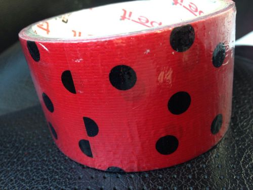 Brand New~Multipurpose Duct Tape LADYBUG Animal Print Red Crafts Fun Projects