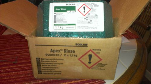 Ecolab apex rinse Solid Rinse Additive, 6 blocks