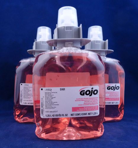 Gojo luxury foam handwash 1.25 liter 5161-03 - lot of 3 - brand new for sale