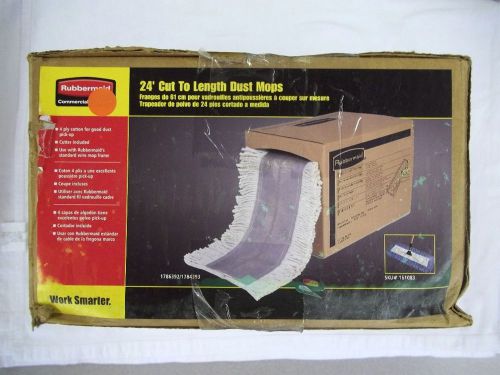 Rubbermaid commercial products cut to lenght dust mop 24 ft.   sku# 181083 for sale