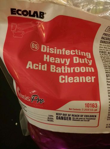 Ecolab heavy duty acid bathroom cleaner for sale
