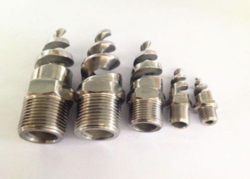1pcs new stainless steel spiral cone spray nozzle 3/4&#034; bspt for sale