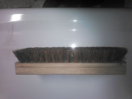 8 INCH NATURAL BRISTLE DECK SCRUB BRUSH BRUSKE QUANTITY OF 5