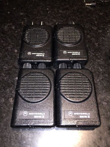 Lot Of 4 Motorola Minitor IV Pagers Need Minor Repair. EMS / FIRE Freq 154:4000