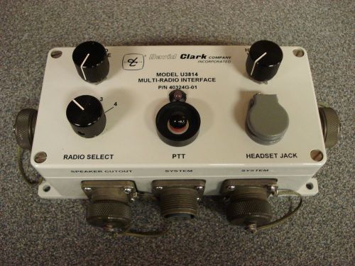 David clark multi-radio interface module u3814 for sale