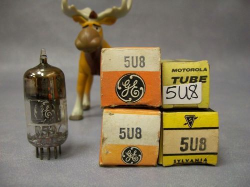 5U8 Vacuum Tubes  Lot of 4  GE / Motorola