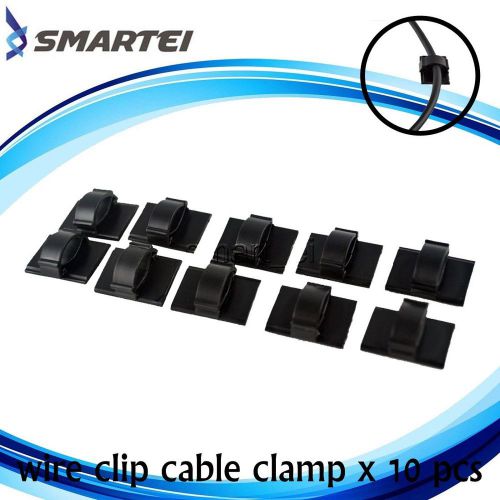 1 set for 10pcs  s- adhesive rectangle wire tie cable mount clamp clip exclusive for sale